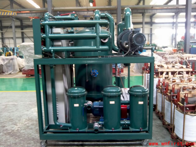 ZLA-150變壓器油雙級(jí)真空濾油機(jī)側(cè)面圖