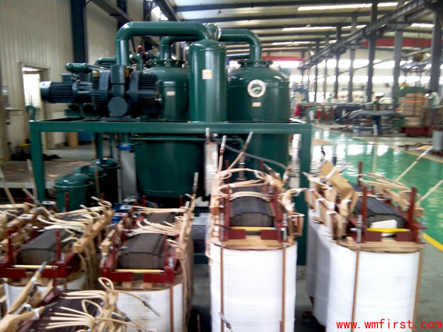 ZLA-150變壓器油雙級(jí)真空濾油機(jī)背面圖